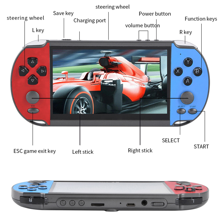Portable Handheld Videogame TV - Retro Gaming Arcade Console reseña y precio