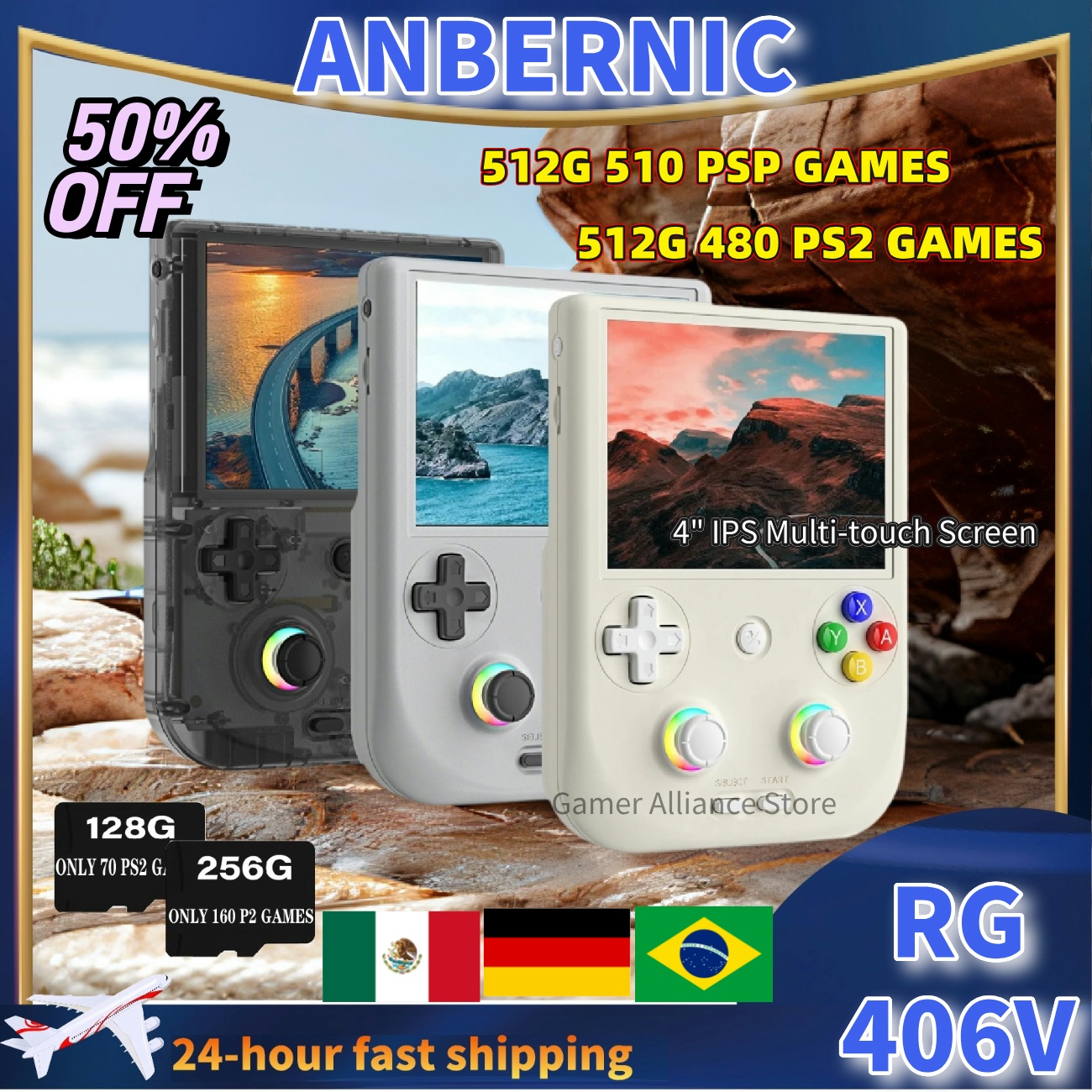 ANBERNIC RG406V RG 406V Retro  - Retro Gaming Arcade Console reseña y precio