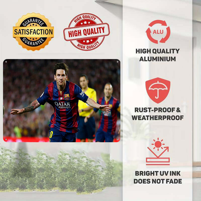 Lionel Messi Football Printed  - Retro Gaming At Home reseña y precio