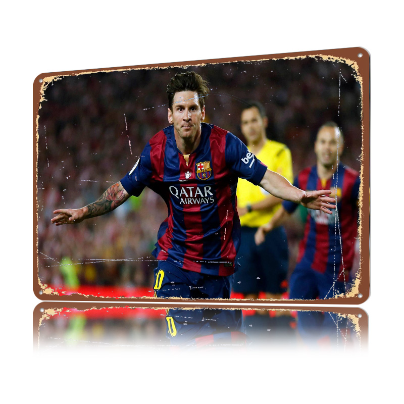 Lionel Messi Football Printed  - Retro Gaming At Home reseña y precio