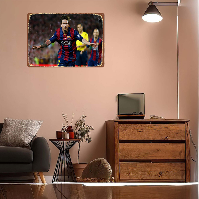 Lionel Messi Football Printed  - Retro Gaming At Home reseña y precio
