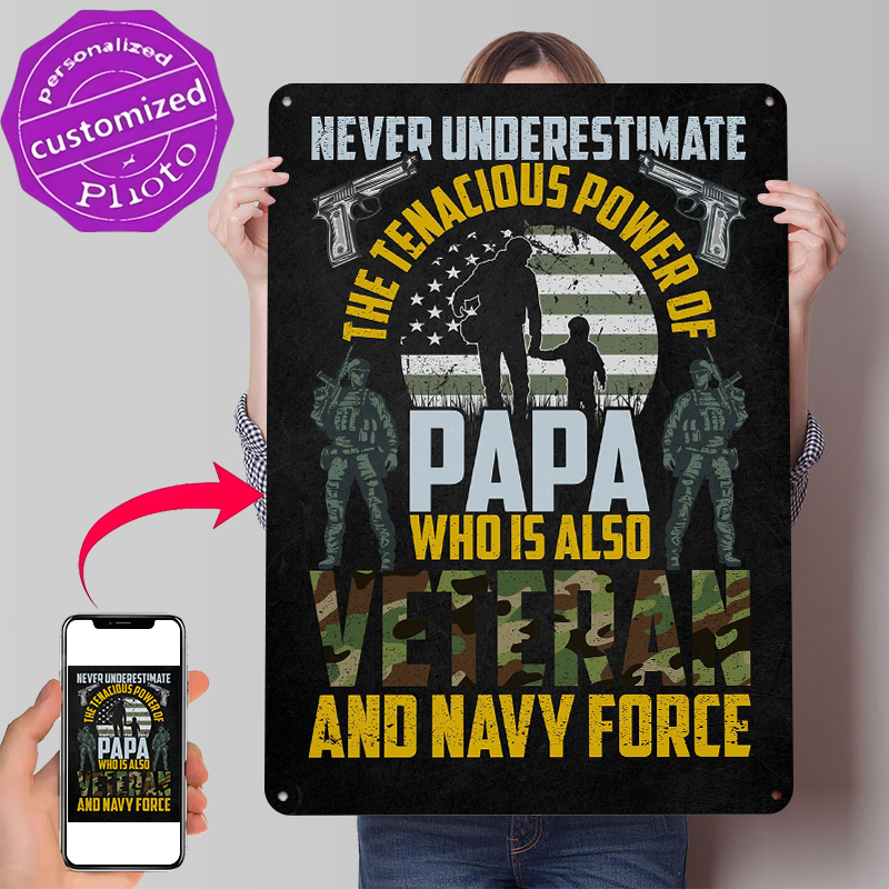 Veteran Military Quote Metal P - Retro Gaming Quotes reseña y precio