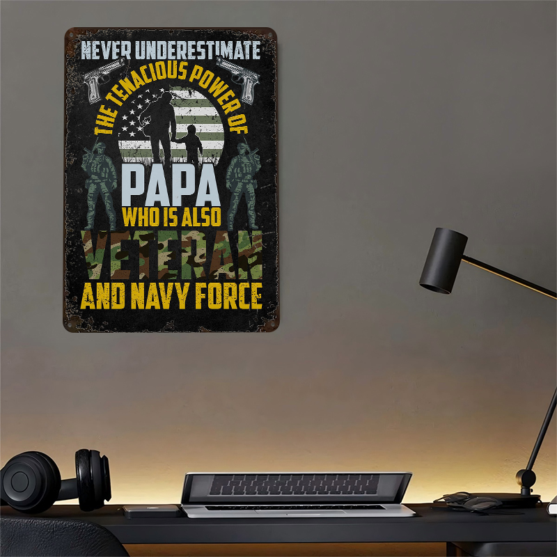 Veteran Military Quote Metal P - Retro Gaming Quotes reseña y precio