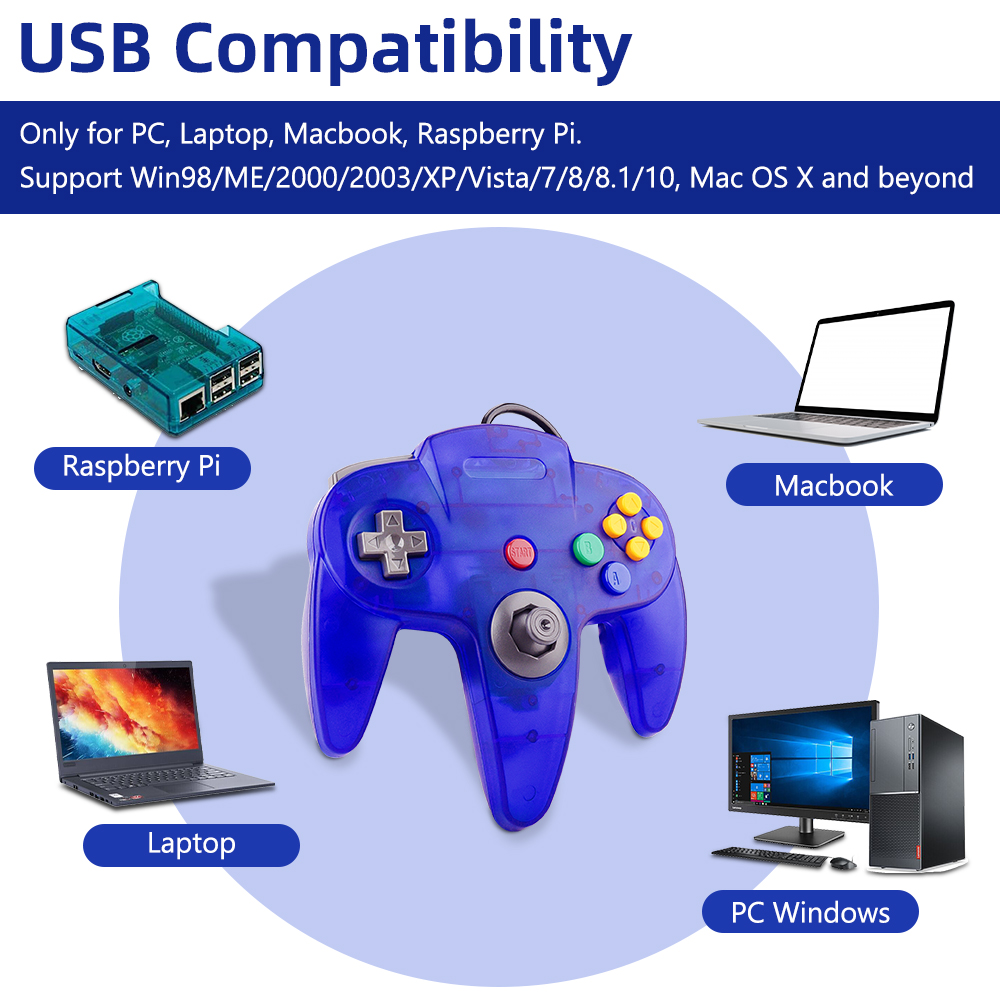 N64 Controller Classic USB Wir - Retro Gaming Pro reseña y precio