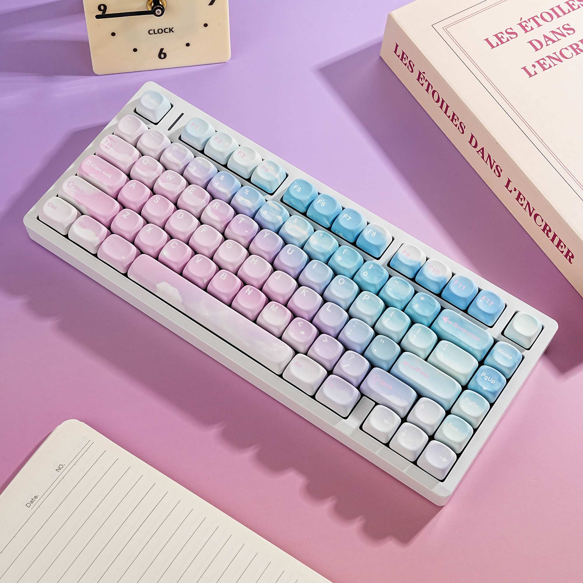 MOA PBT Keycaps Cute Ball Caps - Retro Gaming Keycaps reseña y precio