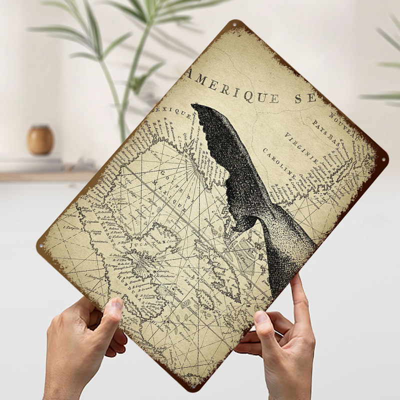 Antique Whale Art Part 3 Poste - Retro Gaming At Home reseña y precio