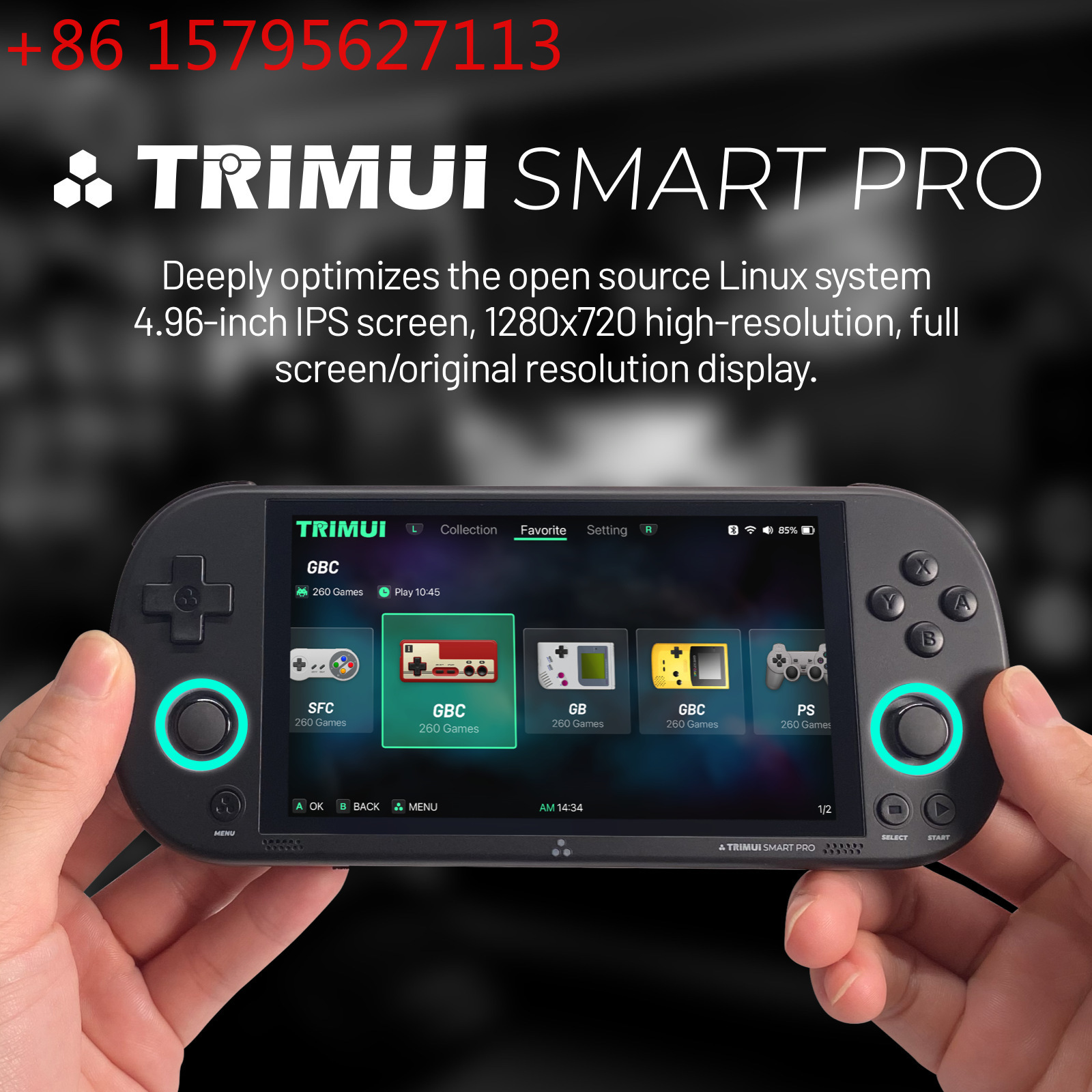 TRIMUI SMART PRO Open Source H - Retro Gaming Arcade Console reseña y precio