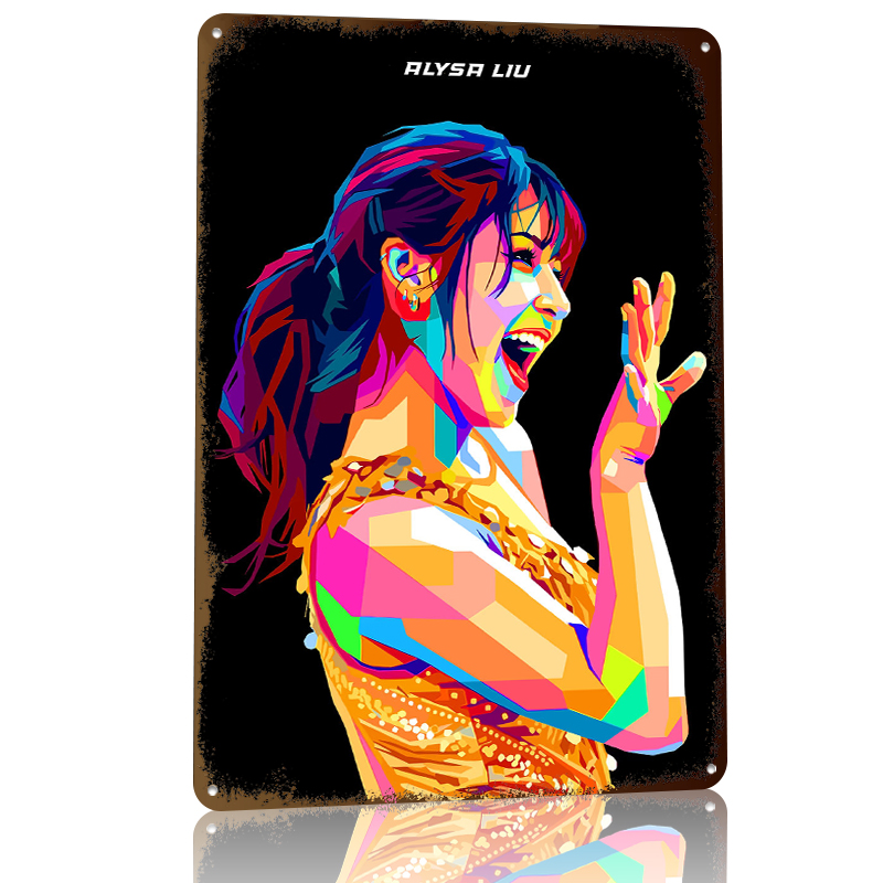Alysa Liu Smile Metal Poster W - Retro Gaming At Home reseña y precio