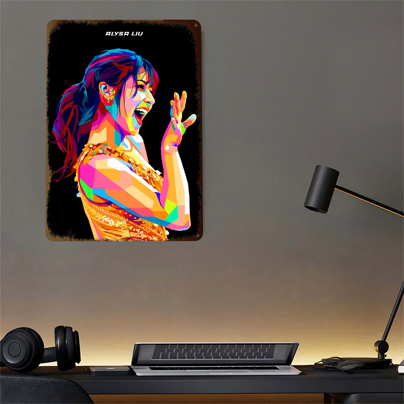Alysa Liu Smile Metal Poster W - Retro Gaming At Home reseña y precio
